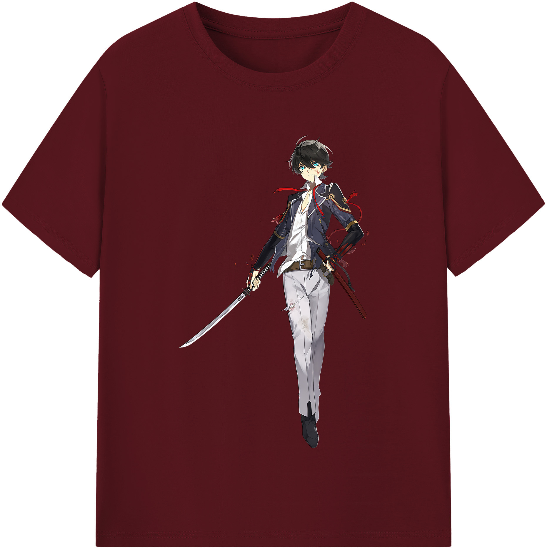 （画像用） 刀剣乱舞 Touken Ranbu 綿100％半袖Tシャツ（フロントプリント）